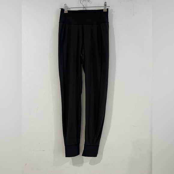 lululemon athletica Pants - lululemon women's black joggers, breathable micromesh fabric, 4